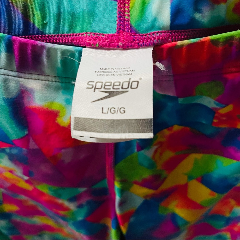 Speedo swim leggings girls geometric bright swim - Picture 6 of 6